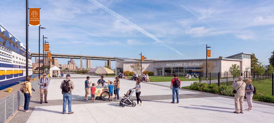 Buffalo Outer Harbor Cruise Terminal rendering 2