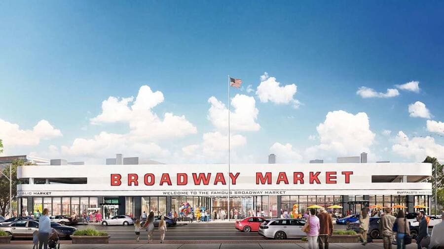 Broadway Market Revitalization rendering 3