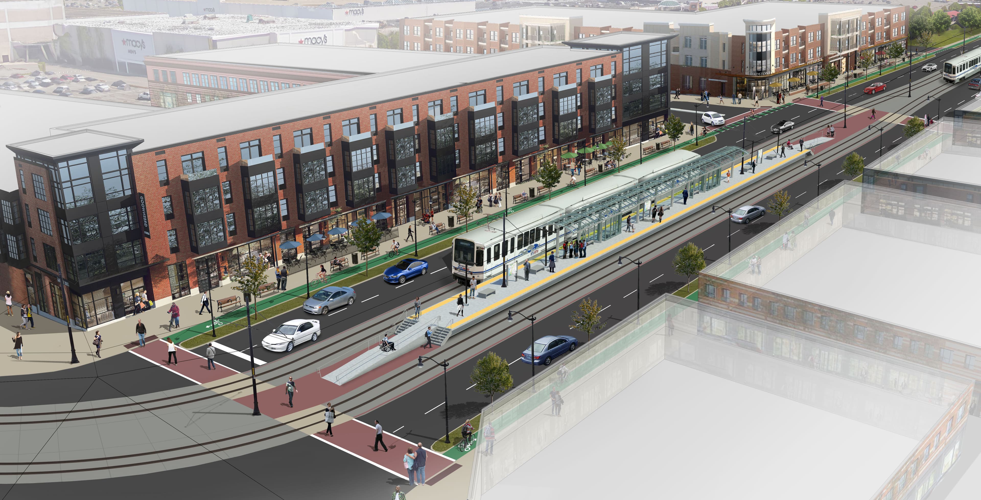 Metro Rail Expansion rendering 1